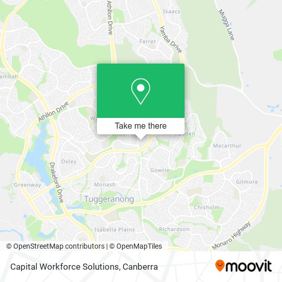 Capital Workforce Solutions map