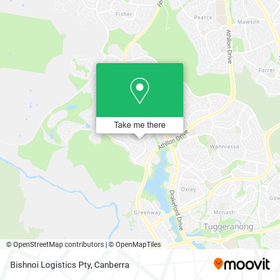 Bishnoi Logistics Pty map