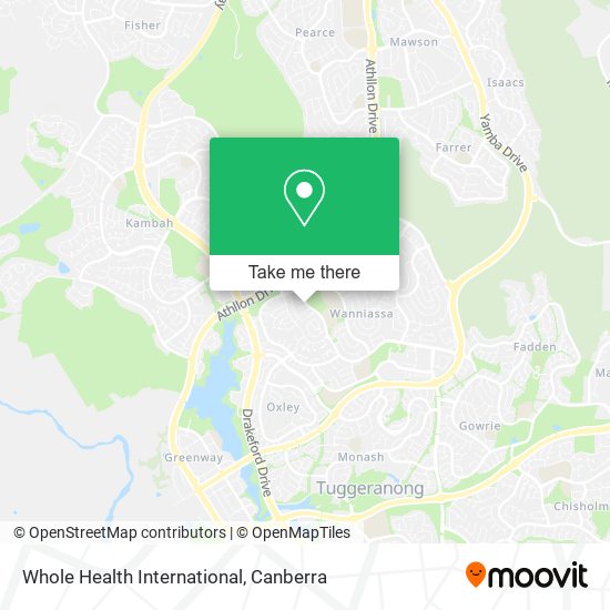 Whole Health International map