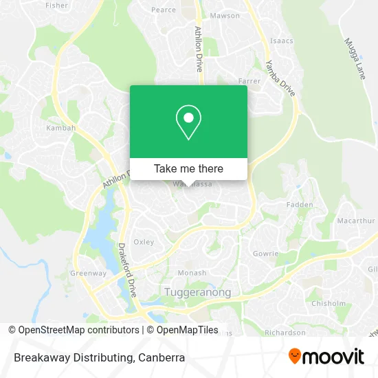 Mapa Breakaway Distributing