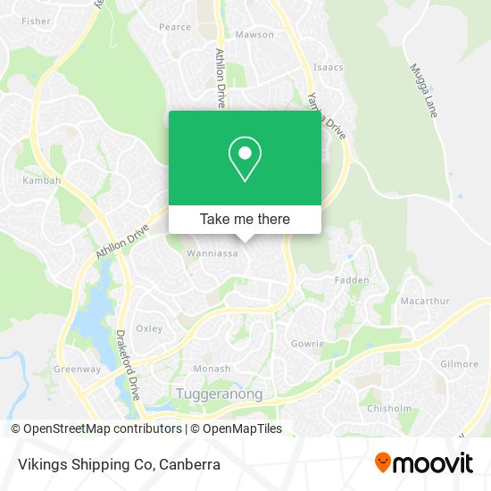 Vikings Shipping Co map