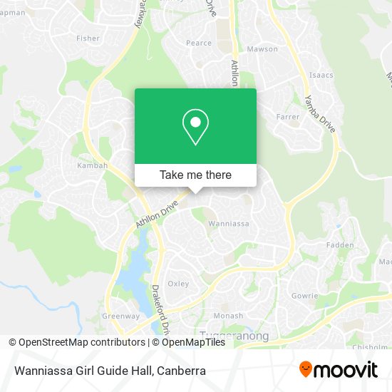 Wanniassa Girl Guide Hall map