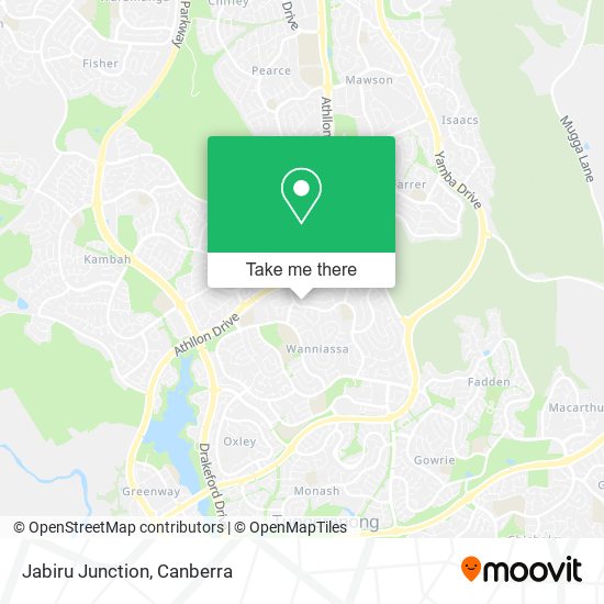 Jabiru Junction map