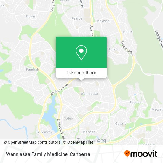 Wanniassa Family Medicine map