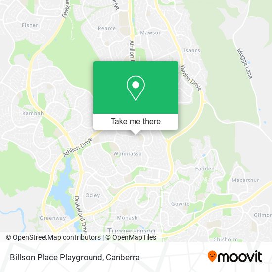 Billson Place Playground map