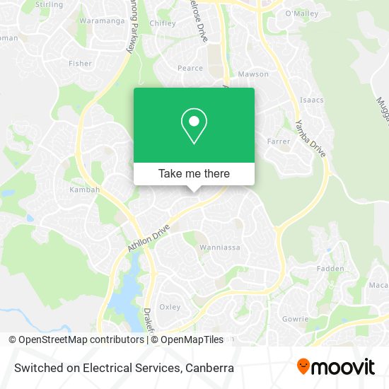 Switched on Electrical Services map