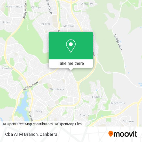 Cba ATM Branch map