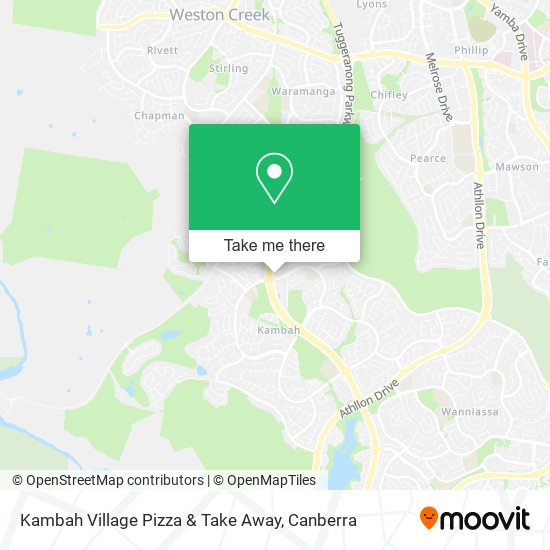 Kambah Village Pizza & Take Away map