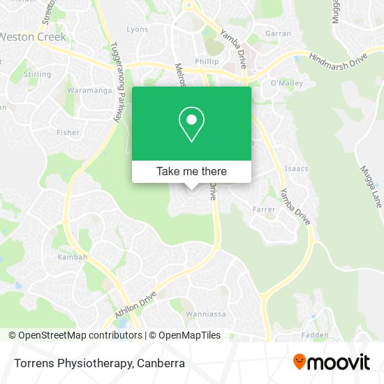 Torrens Physiotherapy map