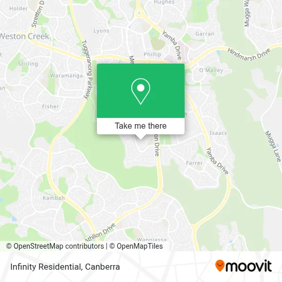 Mapa Infinity Residential