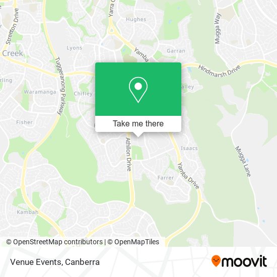 Venue Events map