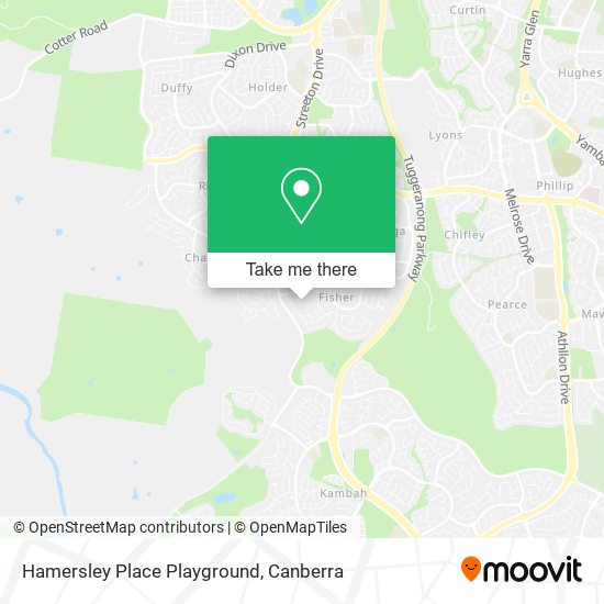 Hamersley Place Playground map