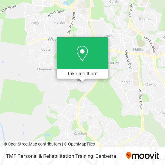 Mapa TMF Personal & Rehabilitation Training