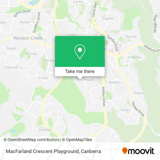 MacFarland Crescent Playground map