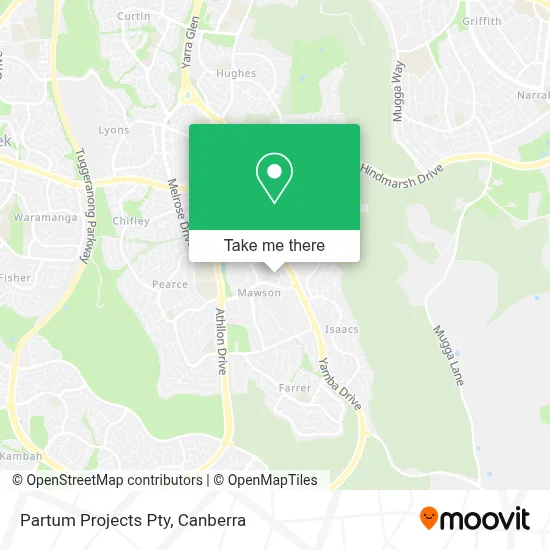 Mapa Partum Projects Pty