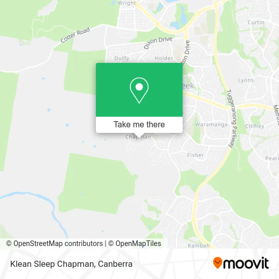 Klean Sleep Chapman map