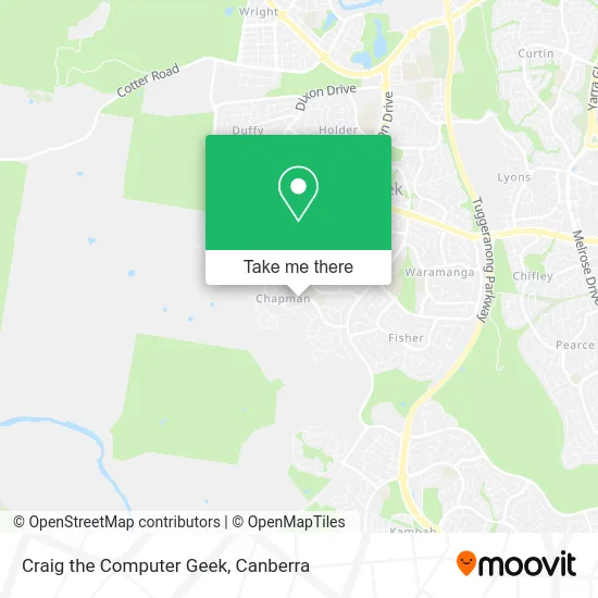 Craig the Computer Geek map