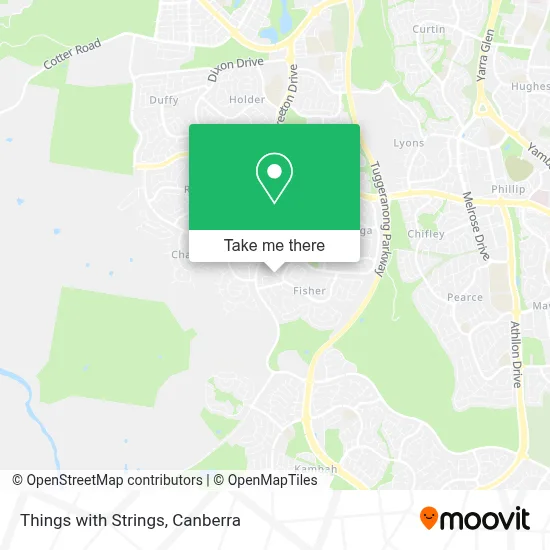 Mapa Things with Strings