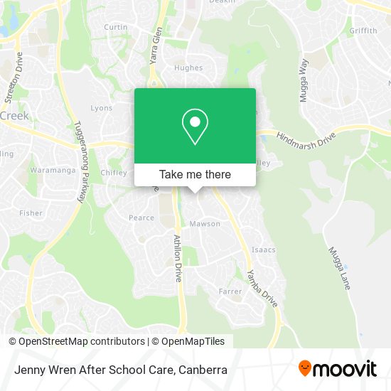 Mapa Jenny Wren After School Care