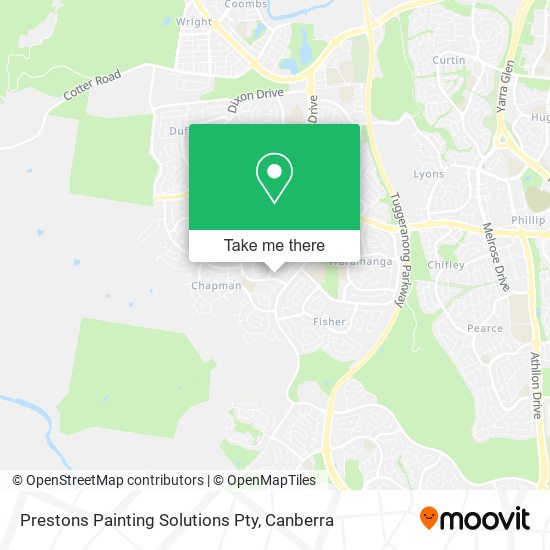 Prestons Painting Solutions Pty map