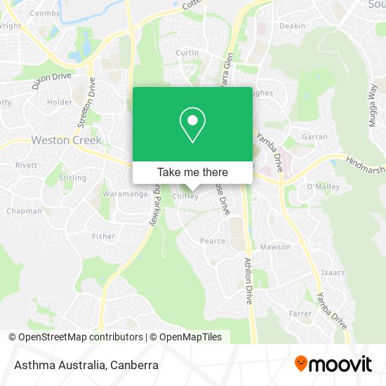 Asthma Australia map