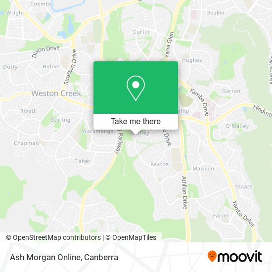 Ash Morgan Online map