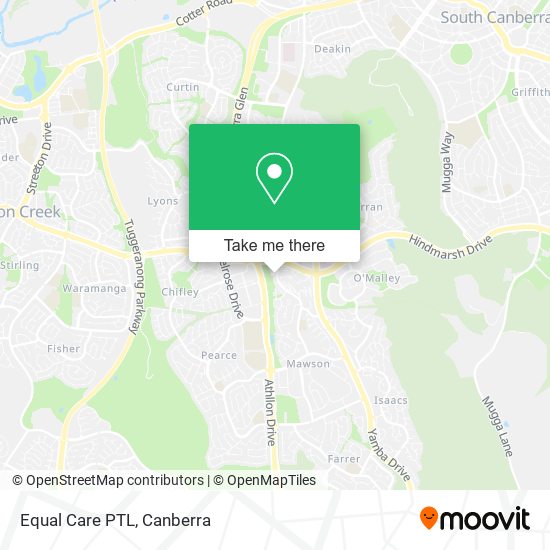 Equal Care PTL map