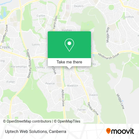 Mapa Uptech Web Solutions