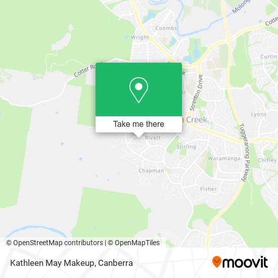 Kathleen May Makeup map