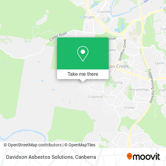 Davidson Asbestos Solutions map