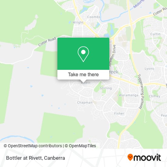 Bottler at Rivett map