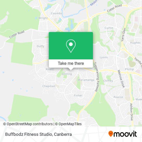 Mapa Buffbodz Fitness Studio