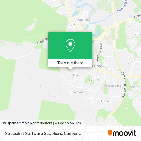 Specialist Software Suppliers map