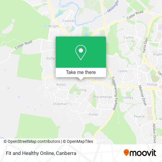 Fit and Healthy Online map