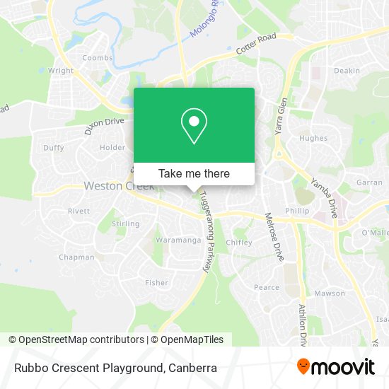 Rubbo Crescent Playground map
