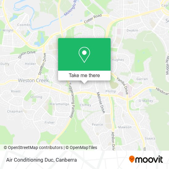 Air Conditioning Duc map