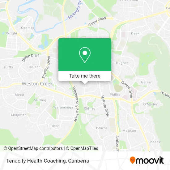 Mapa Tenacity Health Coaching