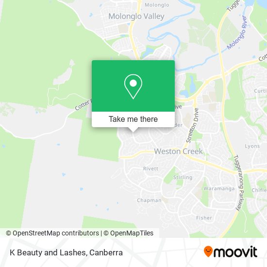 K Beauty and Lashes map