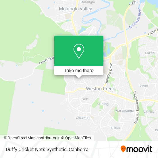 Duffy Cricket Nets Synthetic map