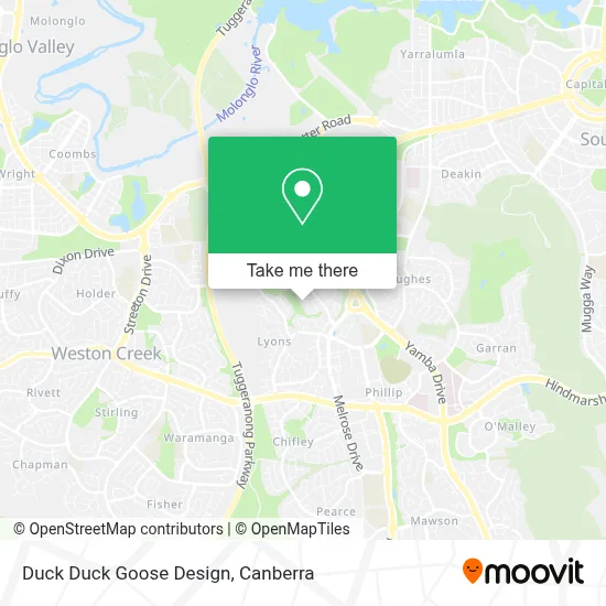 Mapa Duck Duck Goose Design