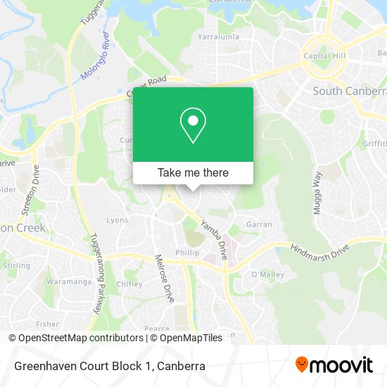 Greenhaven Court Block 1 map