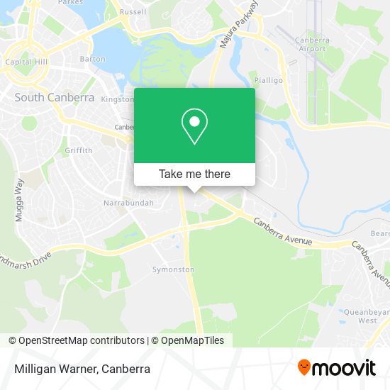 Milligan Warner map