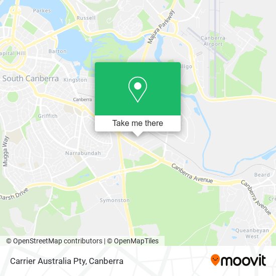 Carrier Australia Pty map