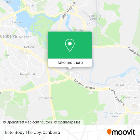Elite Body Therapy map