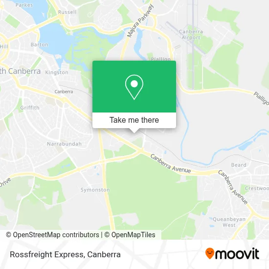 Mapa Rossfreight Express