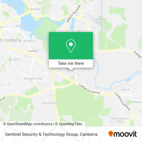 Mapa Sentinel Security & Technology Group