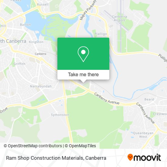 Ram Shop Construction Materials map