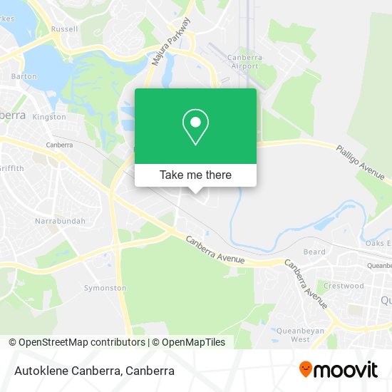 Autoklene Canberra map