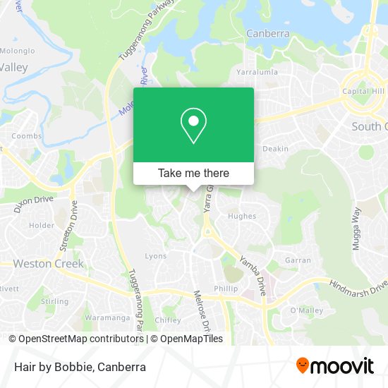 Hair by Bobbie map
