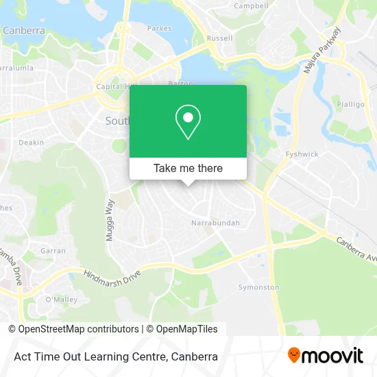 Mapa Act Time Out Learning Centre